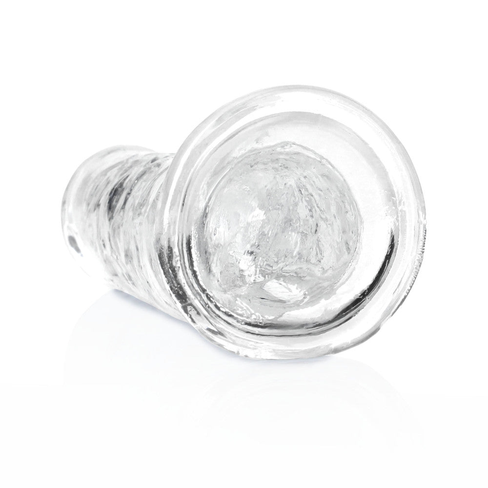 Jelly Dildo Real Rock Crystal Clear 7" transparent