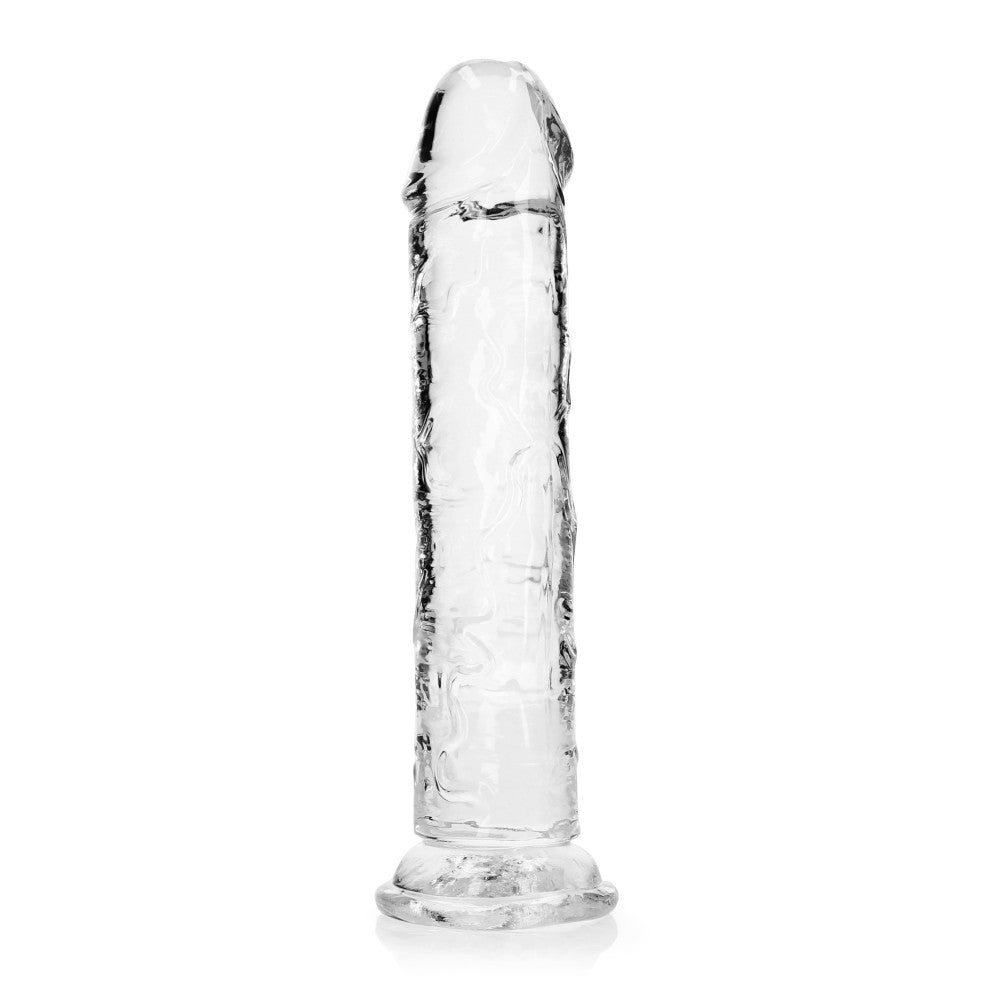 Jelly Dildo Real Rock Crystal Clear 9" transparent