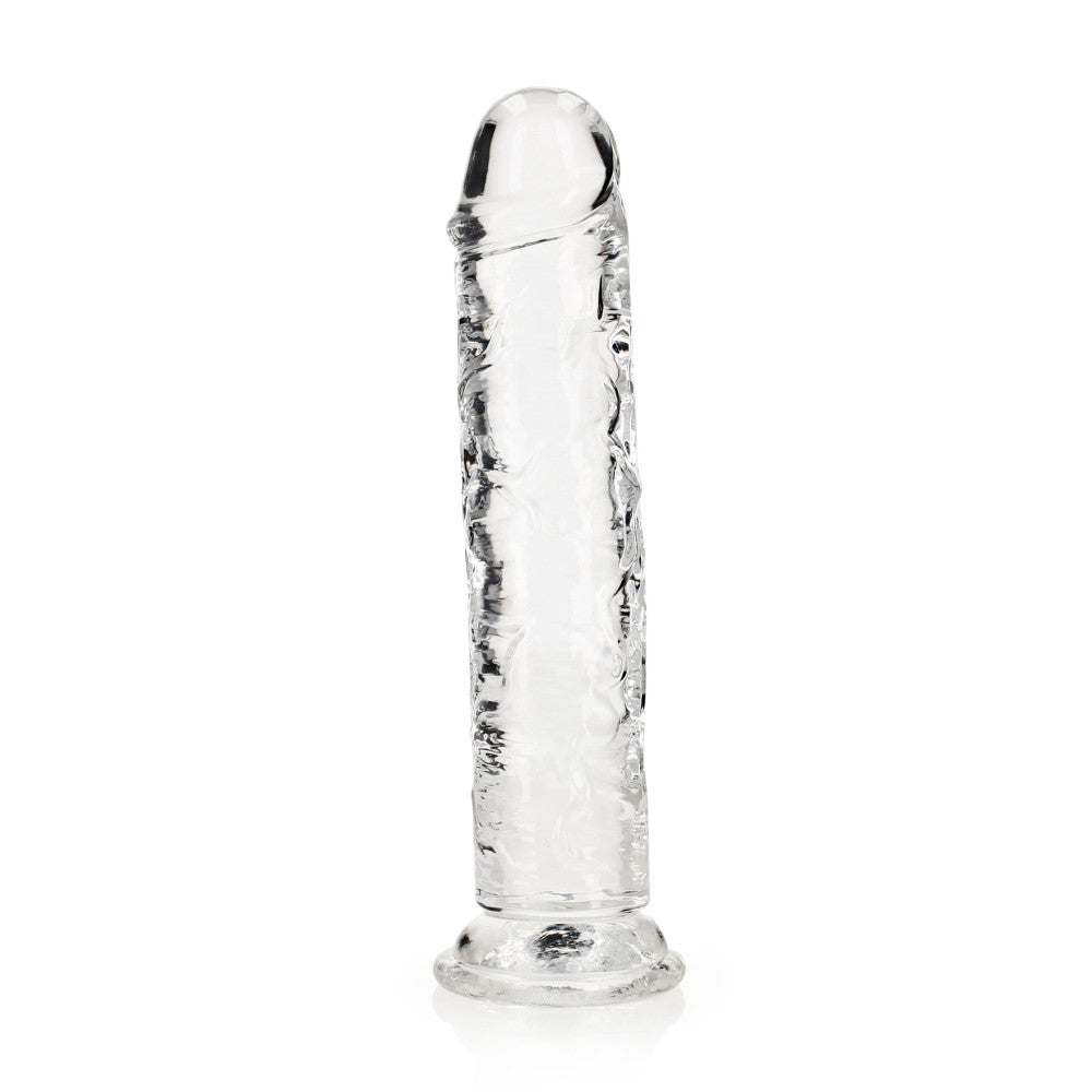 Jelly Dildo Real Rock Crystal Clear 9" transparent