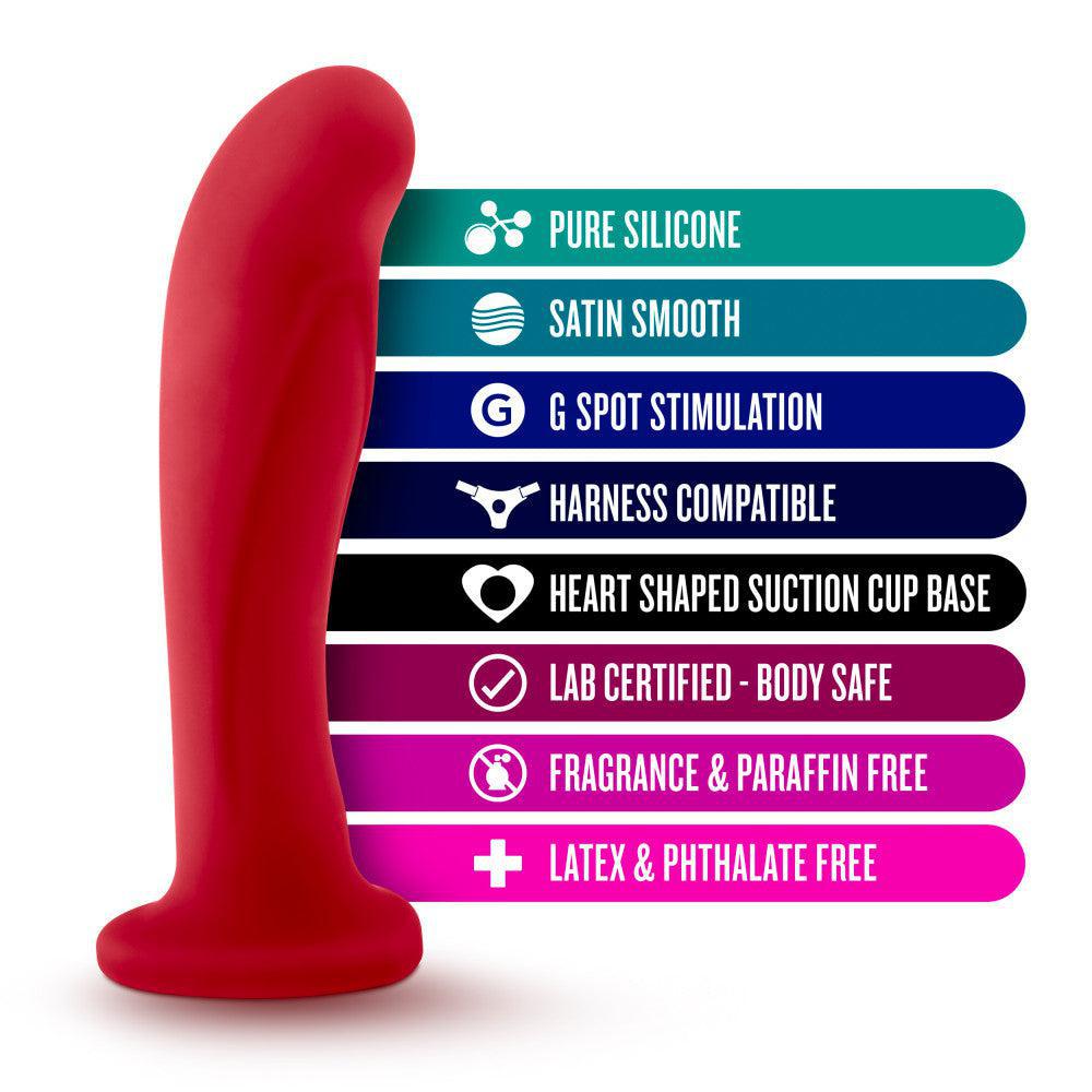 Jezebel Silicone Dildo Red