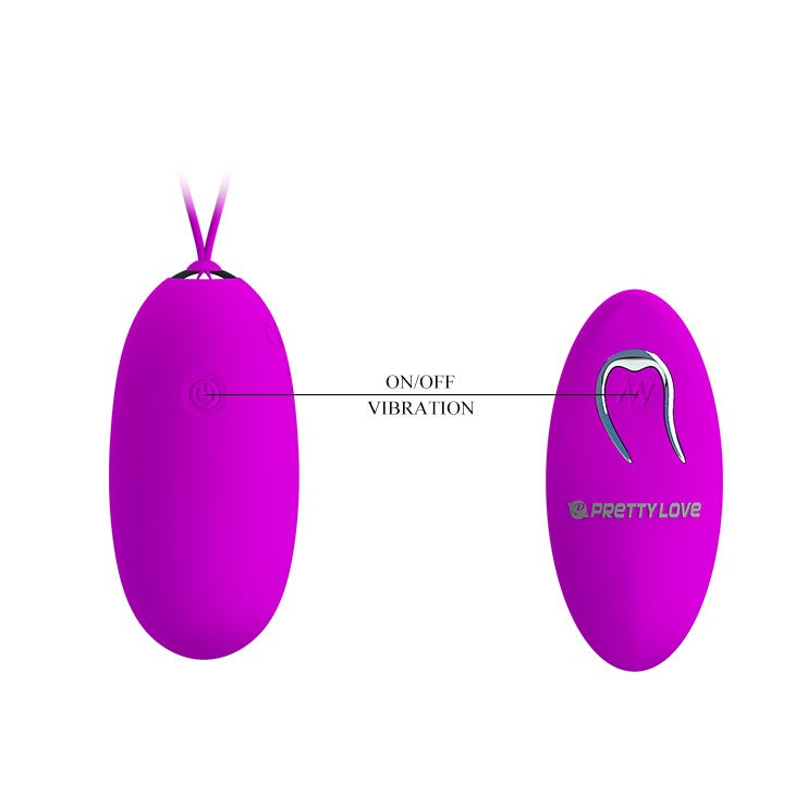 Joyce Silicone Vibro Egg Purple