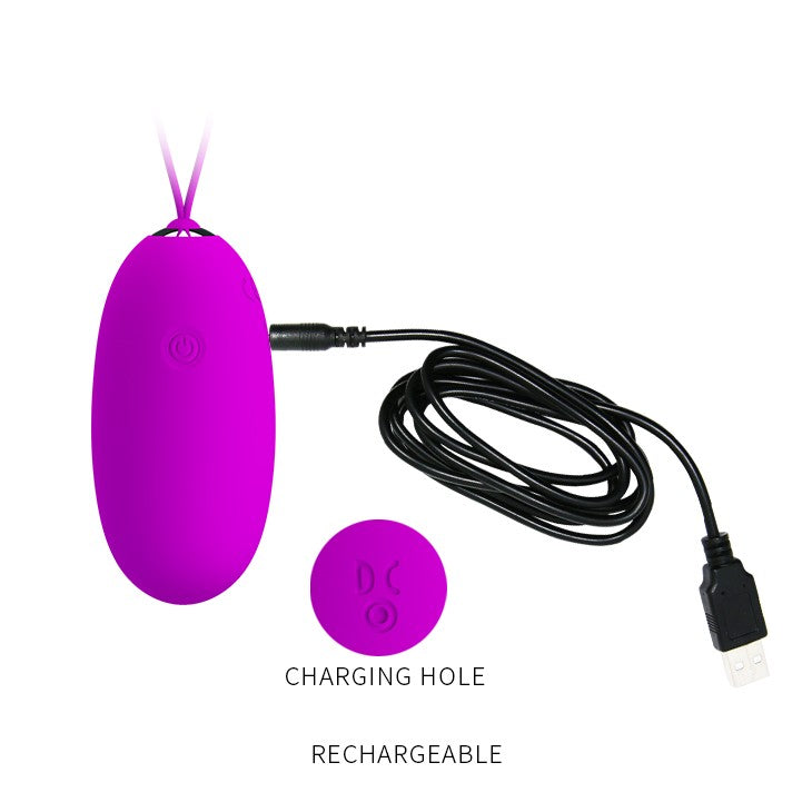 Joyce Silicone Vibro Egg Purple