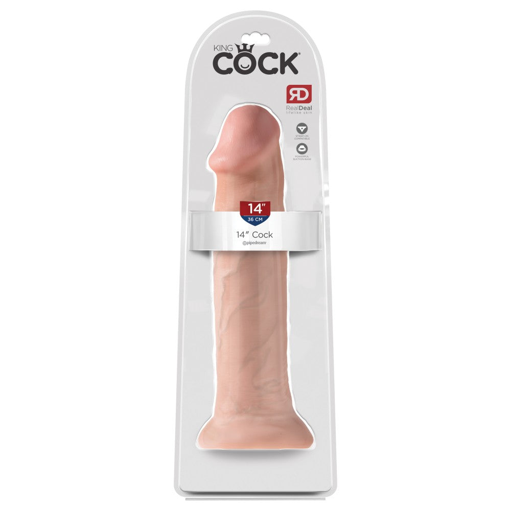 King 14'' Huge Realistic Dildo