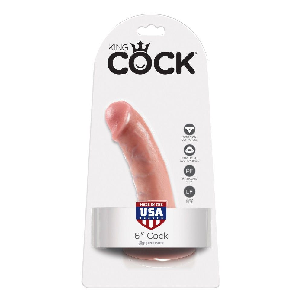 King 6'' Realistic Dildo