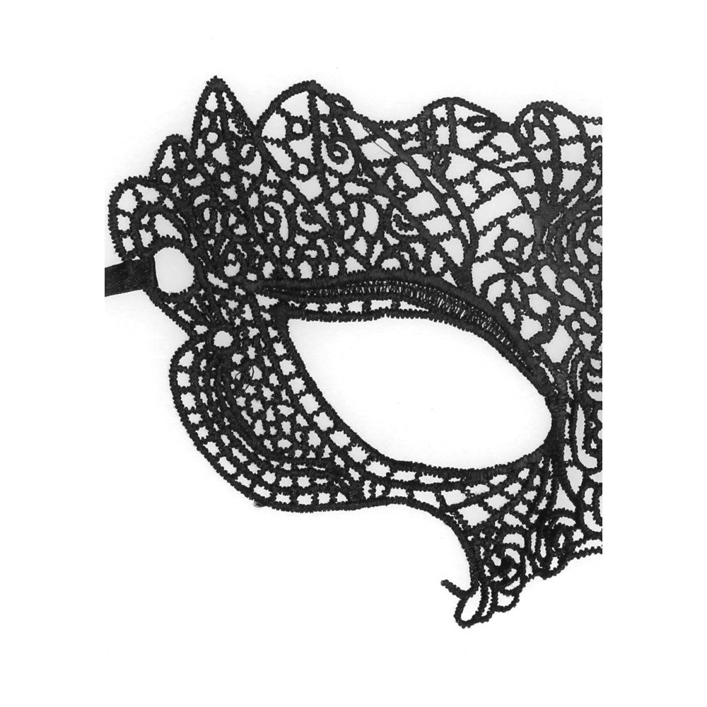 Lace Eye Mask Princess Black