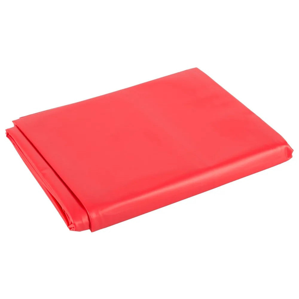 Lack Vinyl Sex Bed Linen Red