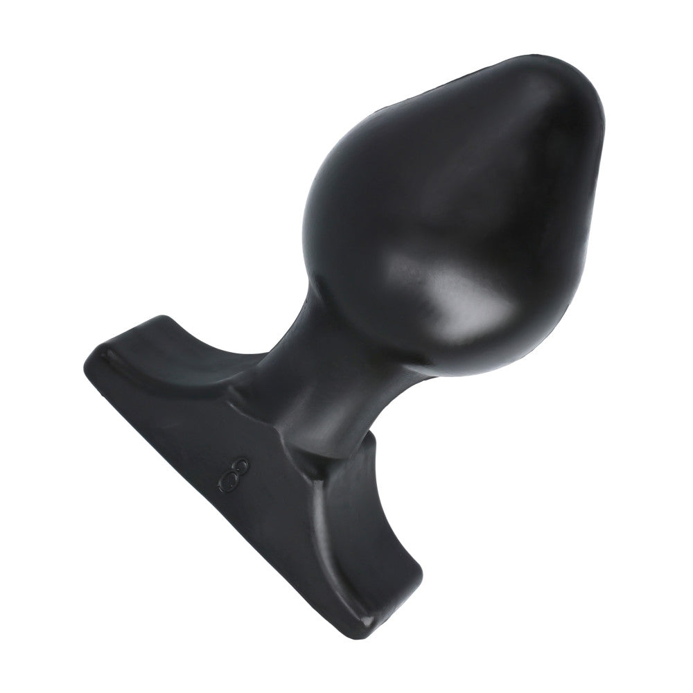 Large Butt Plug All Black 7.5 cm.