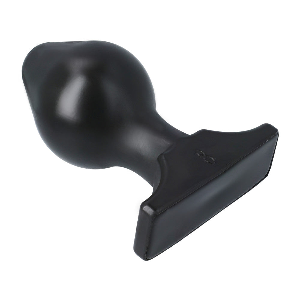 Large Butt Plug All Black 7.5 cm.