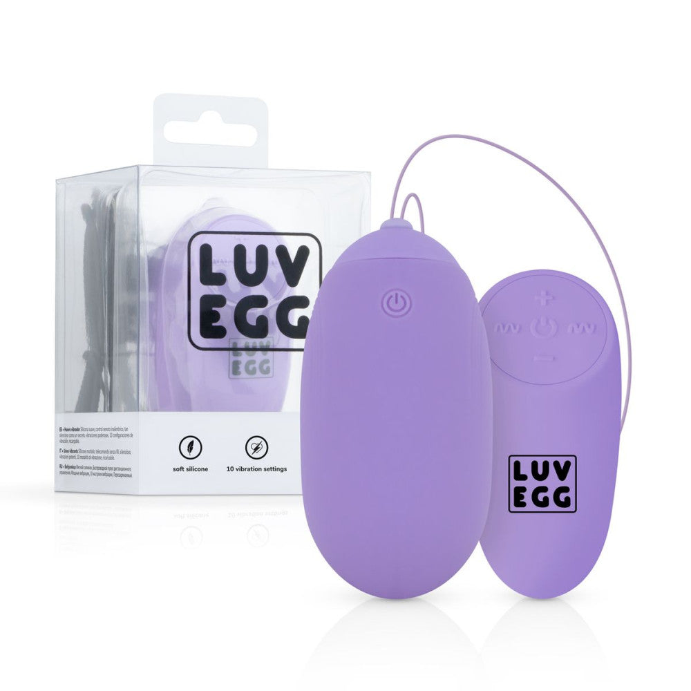 Large Powerful Wireless Rechargeable Silicone Luv Egg XL