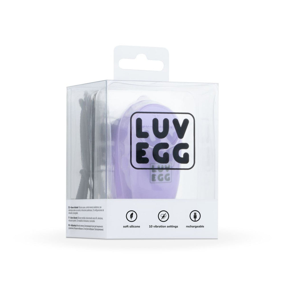 Large Powerful Wireless Rechargeable Silicone Luv Egg XL