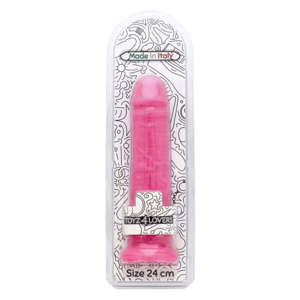 Large Realistic Dildo Enea 8.5" Pink