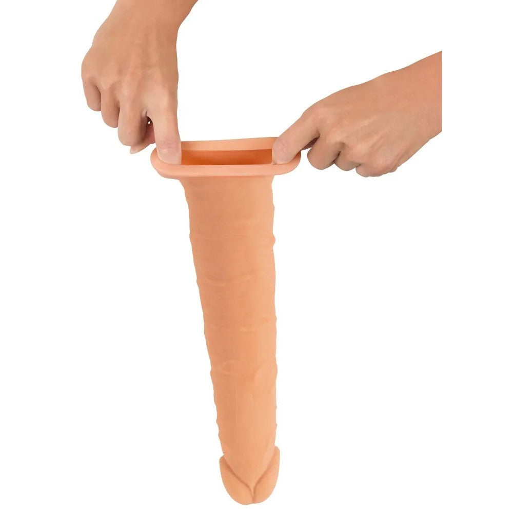 Large Realistic Penis Extender Nature Skin +7 cm.