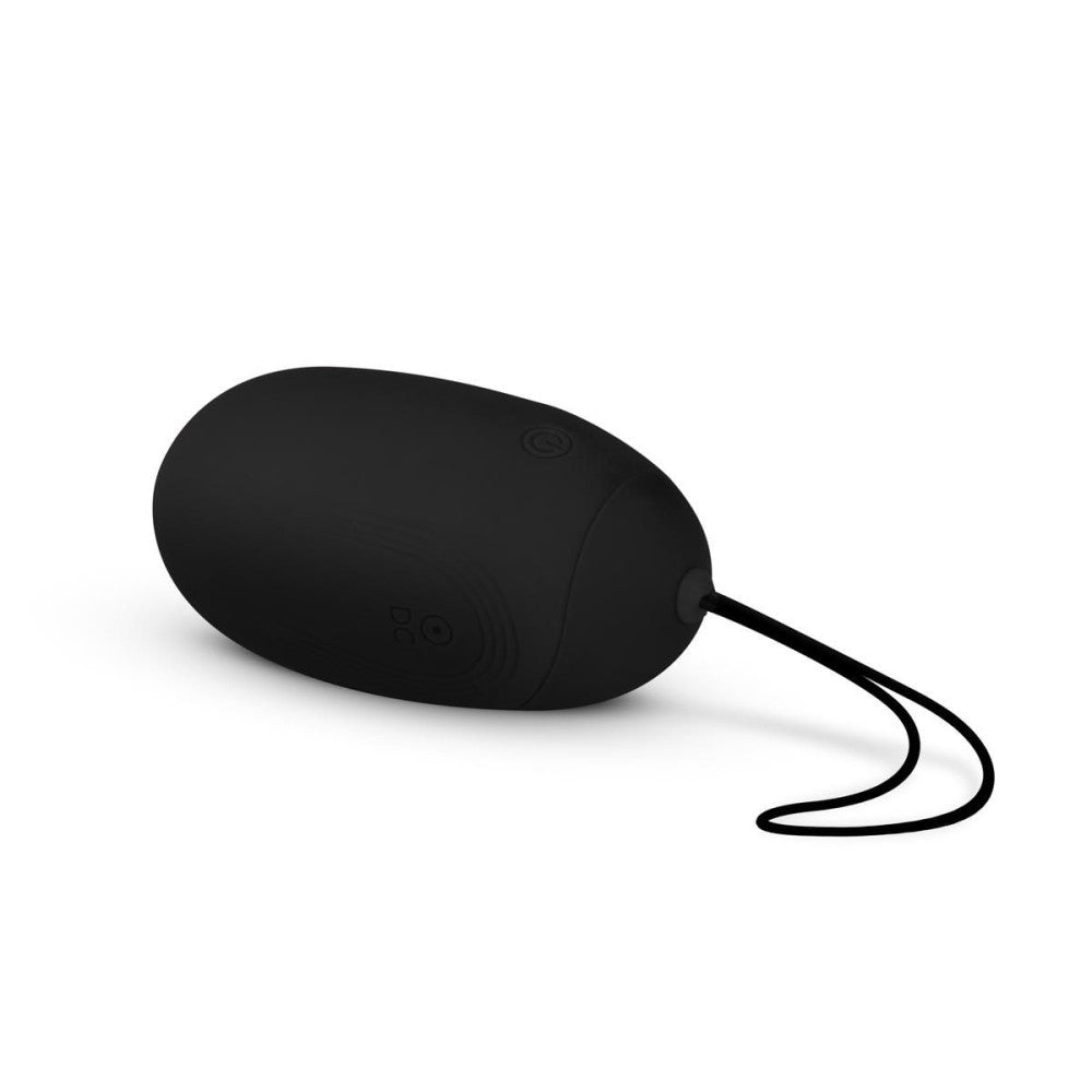 Large Vibrating Silicone Egg Big Egg XL Black