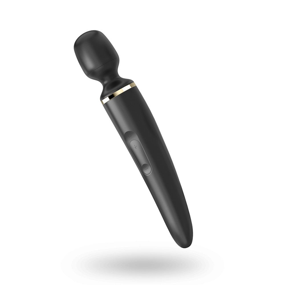 Large powerful rechargeable silicone massager Satisfyer Wand-er black