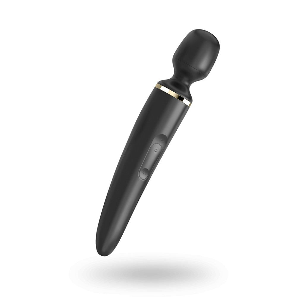 Large powerful rechargeable silicone massager Satisfyer Wand-er black