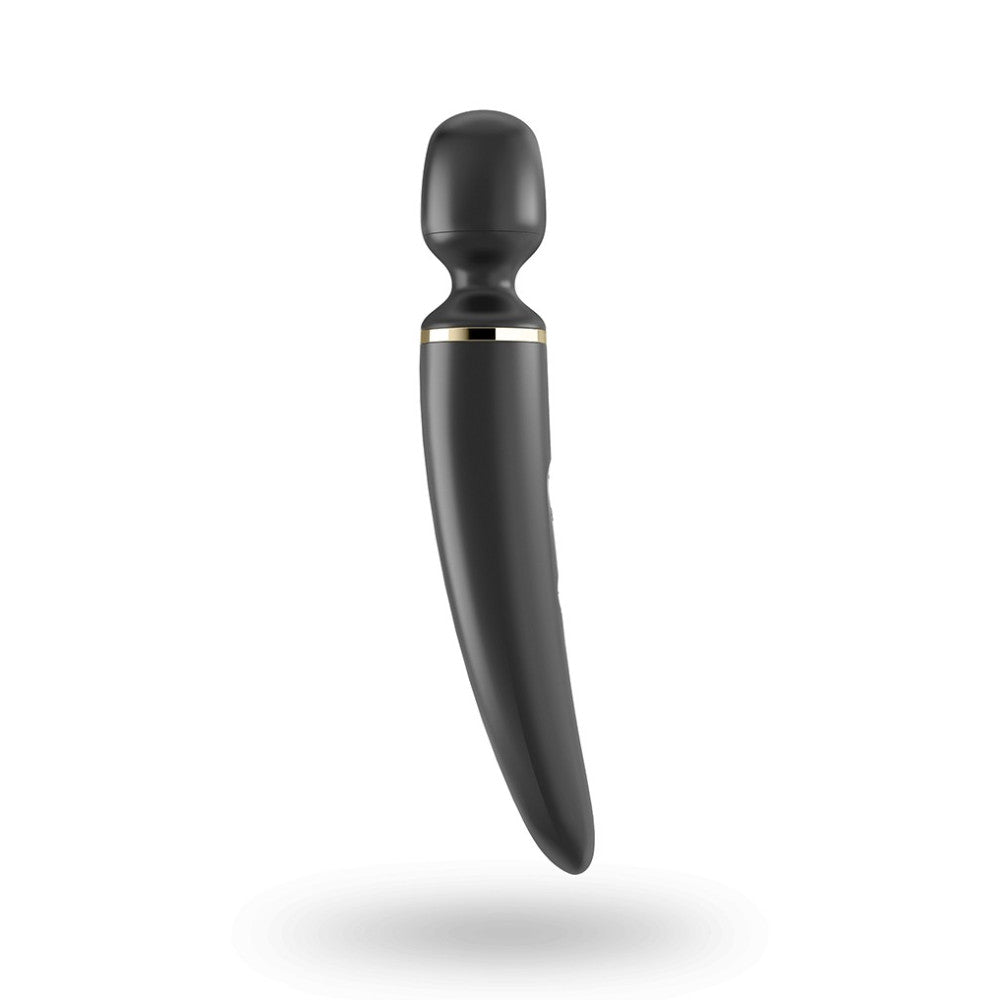 Large powerful rechargeable silicone massager Satisfyer Wand-er black