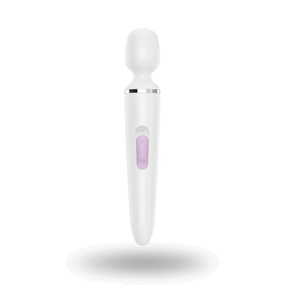 Large powerful rechargeable silicone massager Satisfyer Wand-er white