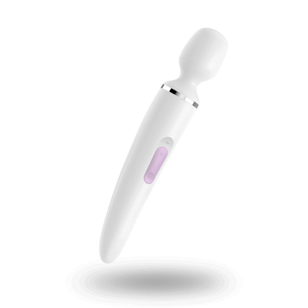 Large powerful rechargeable silicone massager Satisfyer Wand-er white