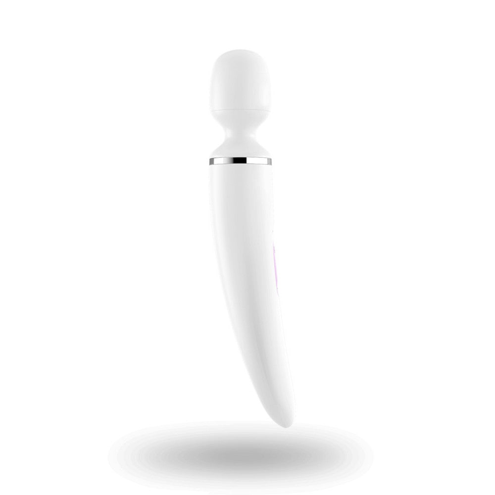 Large powerful rechargeable silicone massager Satisfyer Wand-er white