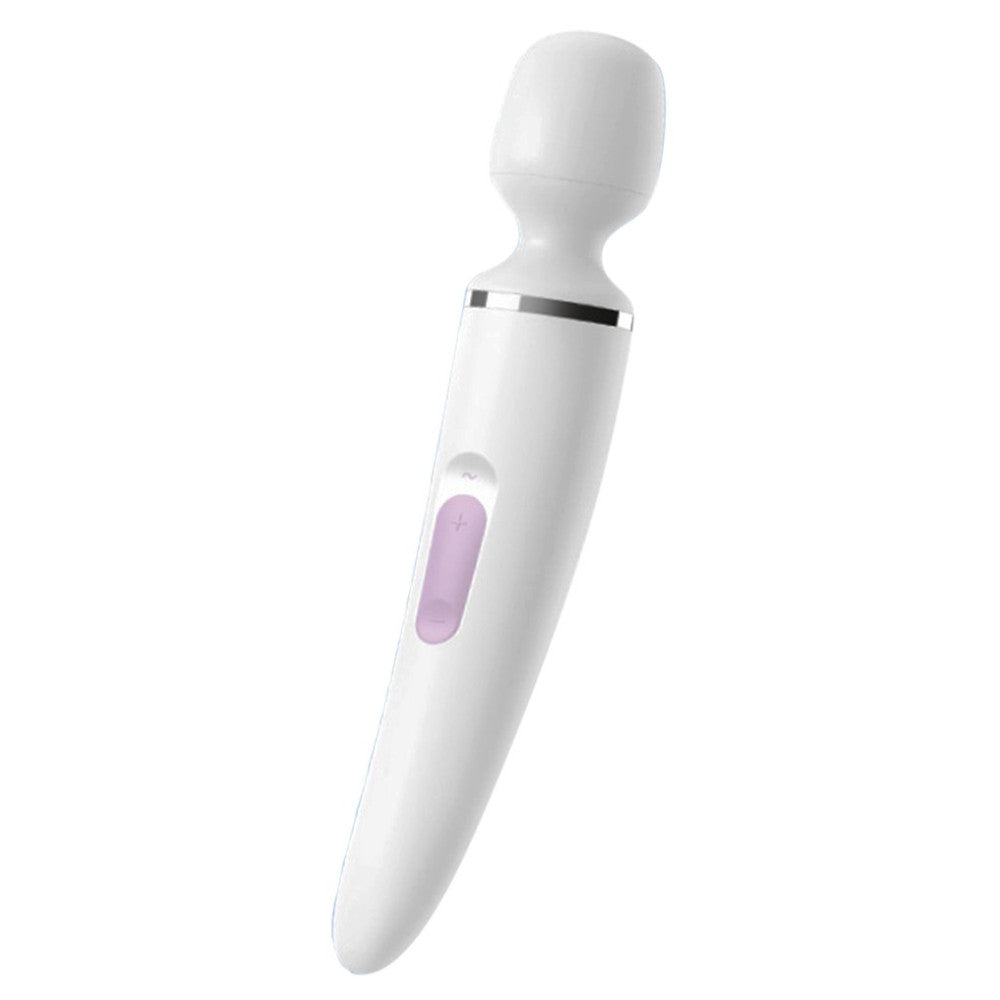 Large powerful rechargeable silicone massager Satisfyer Wand-er white