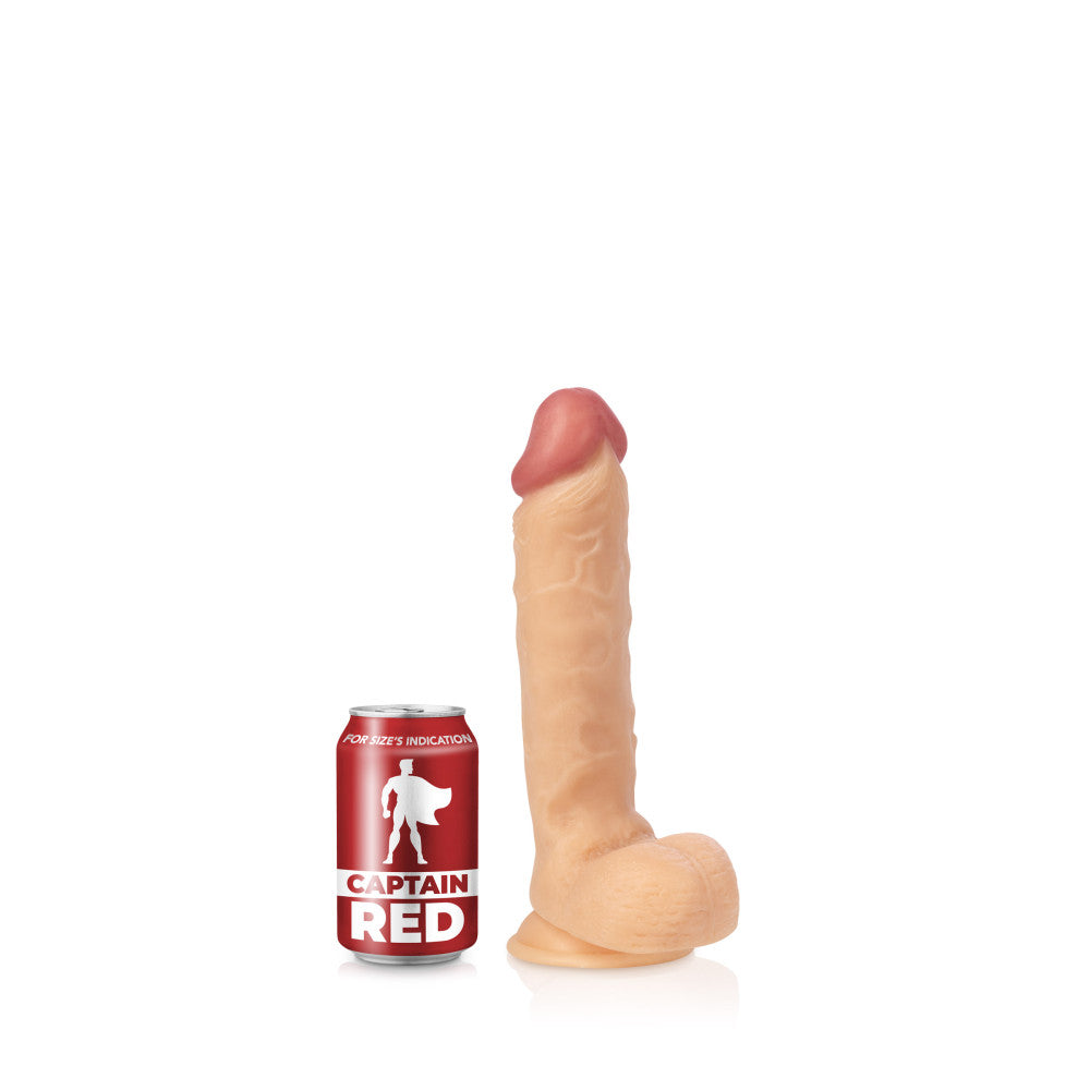 Large realistic dildo Captain Red The Intense 24 cm.