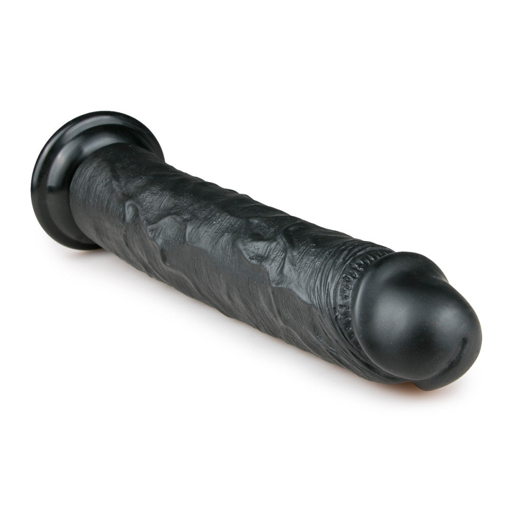 Large realistic dildo Easy black 28.5 cm.