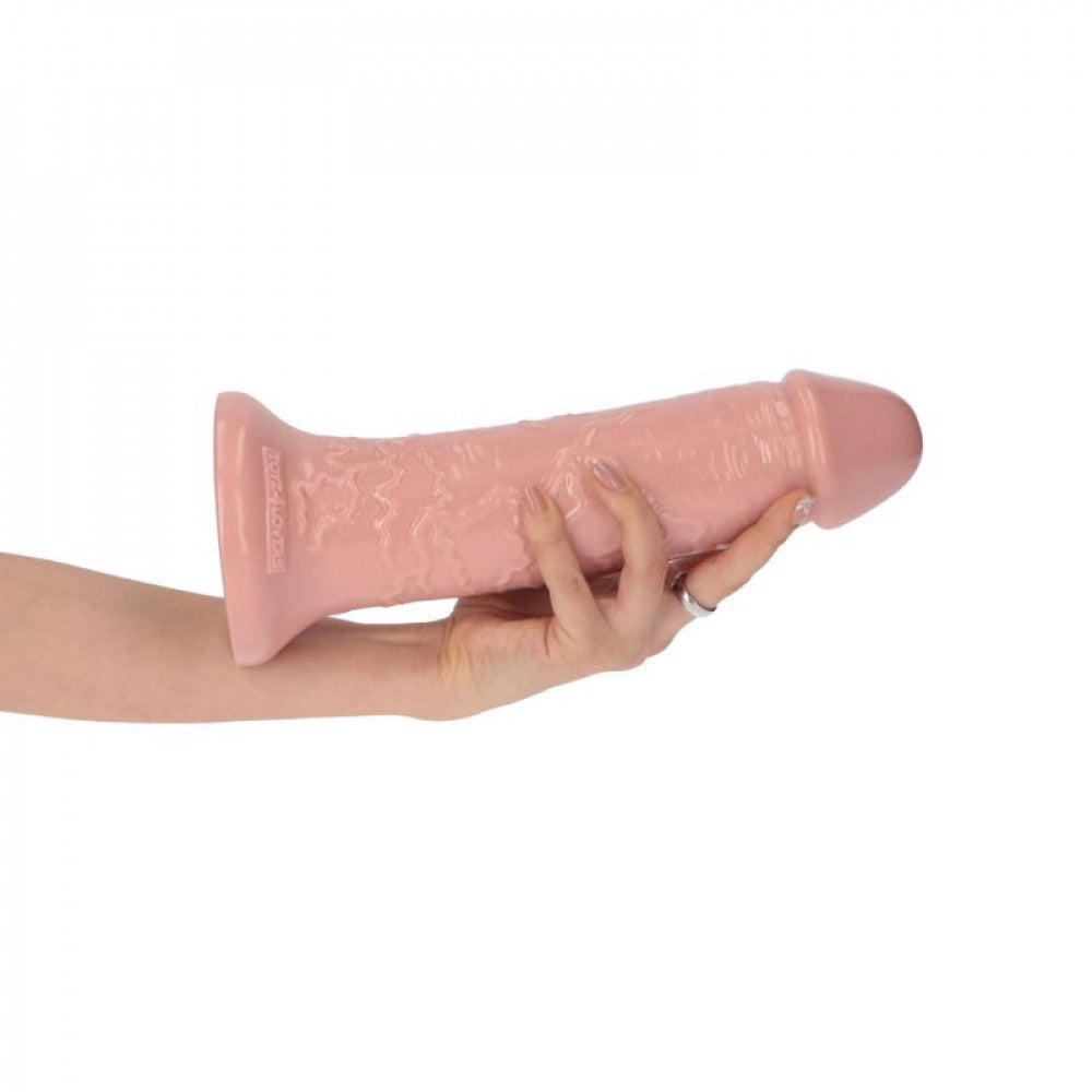 Large realistic dildo with vacuum base Sansone