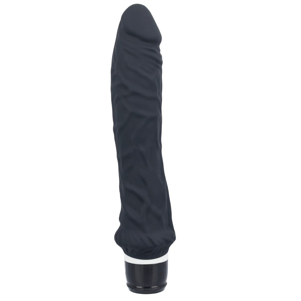 Large realistic silicone Classic black vibrator