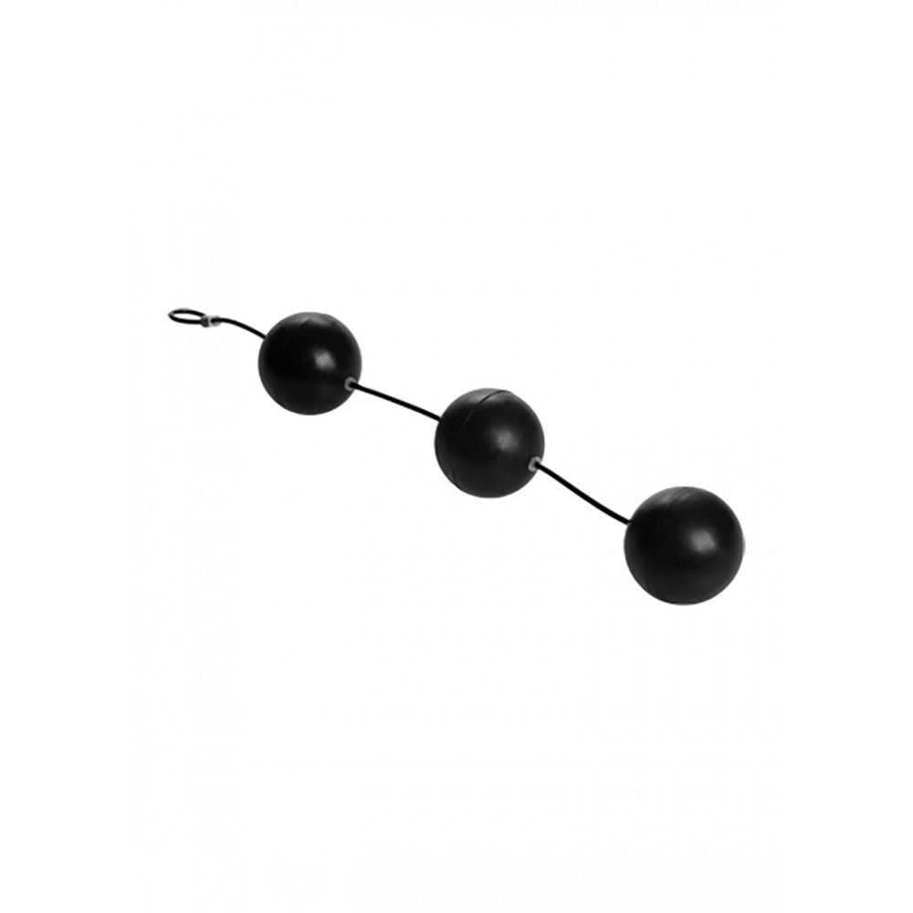 Large silicone Anal Balls With XXL Triple Weights