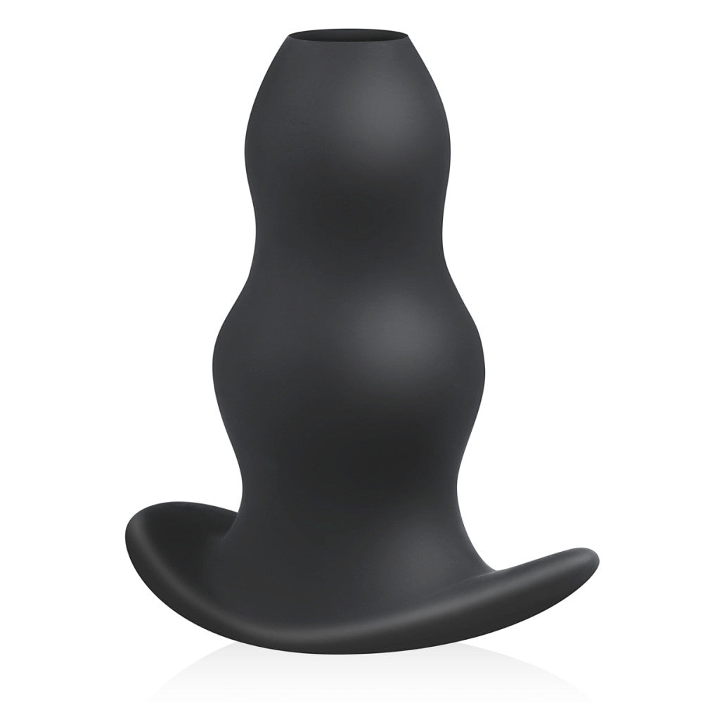 Large silicone anal dilator with Foxhole opening