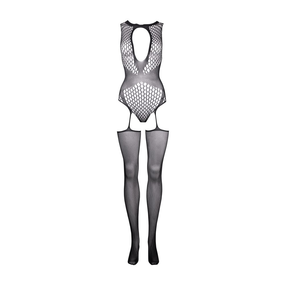 Le Desir erotic mesh bodysuit black