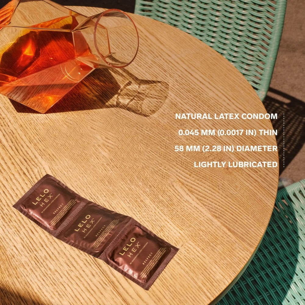 Lelo Hex Luxury Large Condoms XL 12 pcs.