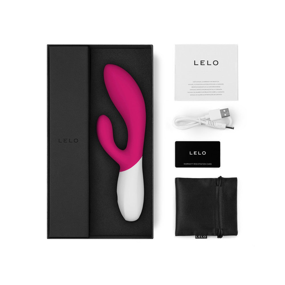 Lelo Ina Wave 2 Rabbit Vibrator With Come Here Motion Pink