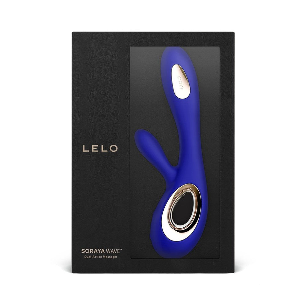 Lelo Soraya Wave Luxury G-spot Rabbit Vibrator with Come Here Motion Blue