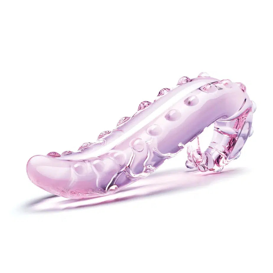 Lick It Textured Glass Massager