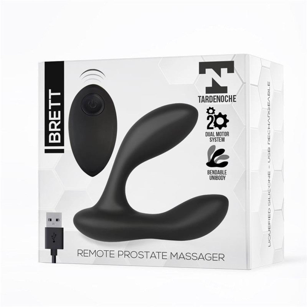 Liquid Silicone Vibrating Prostate Stimulator & Remote