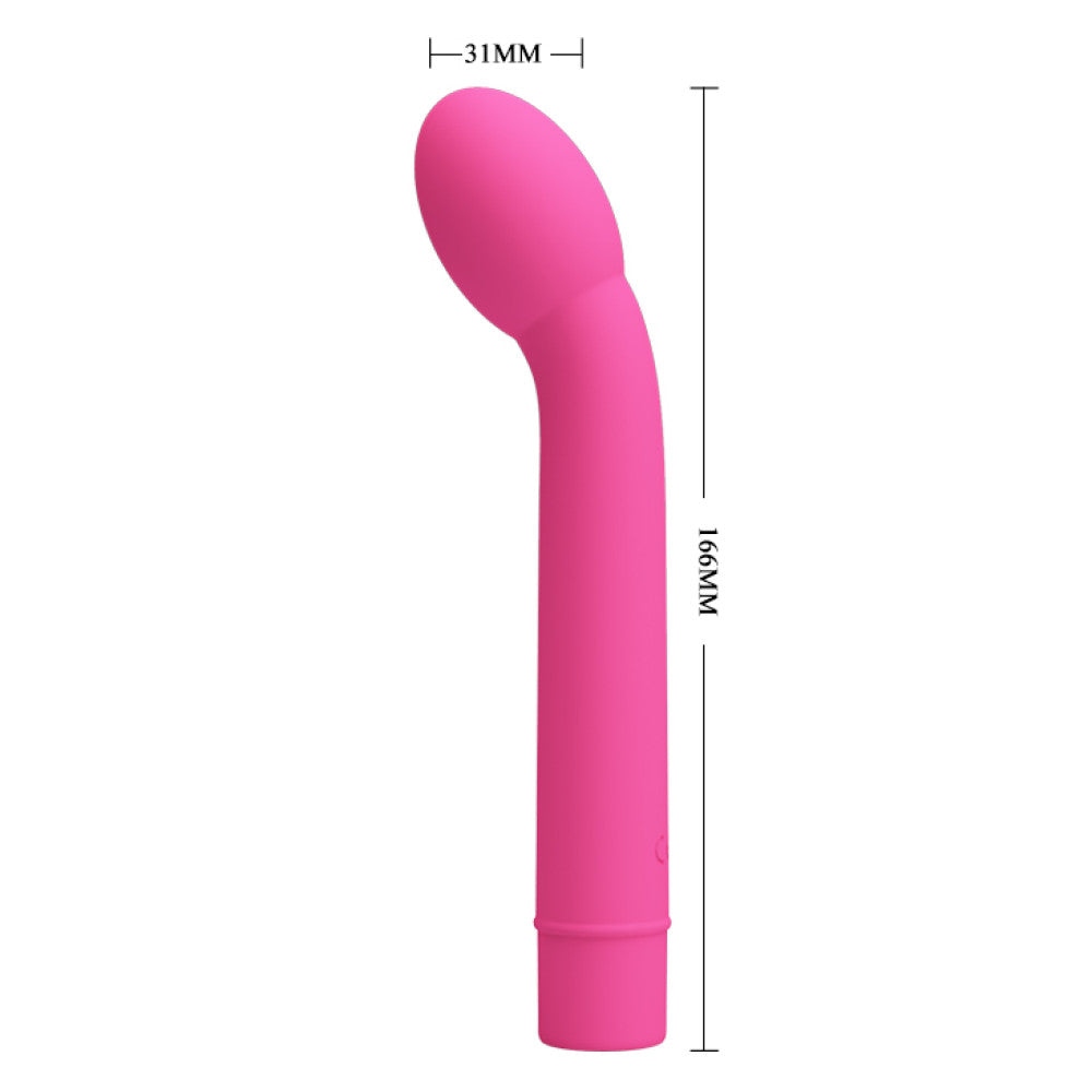 Logan Silicone G-spot Vibrator Pink