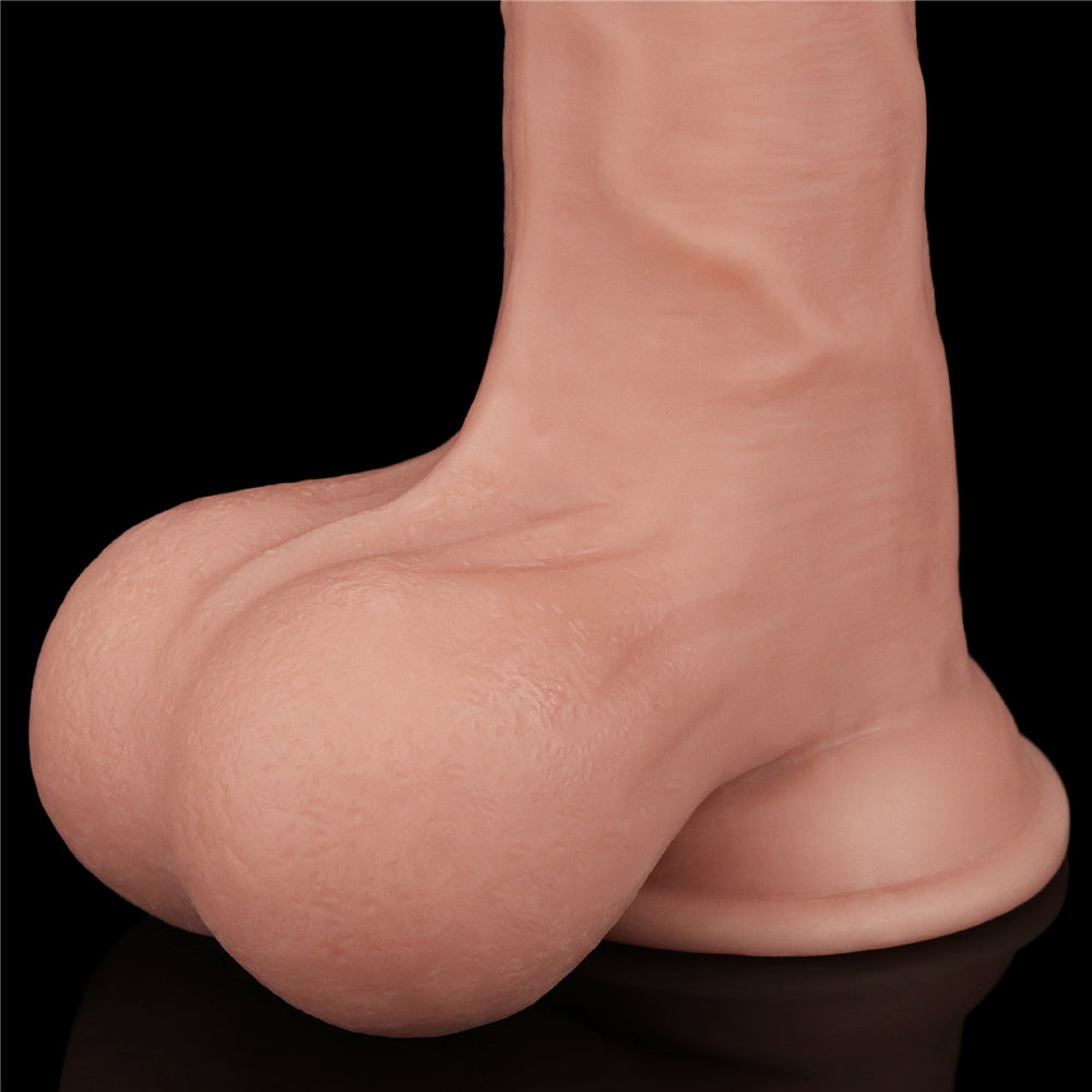 Love Toy Sliding Skin 9.5" Double Layer Realistic Dildo