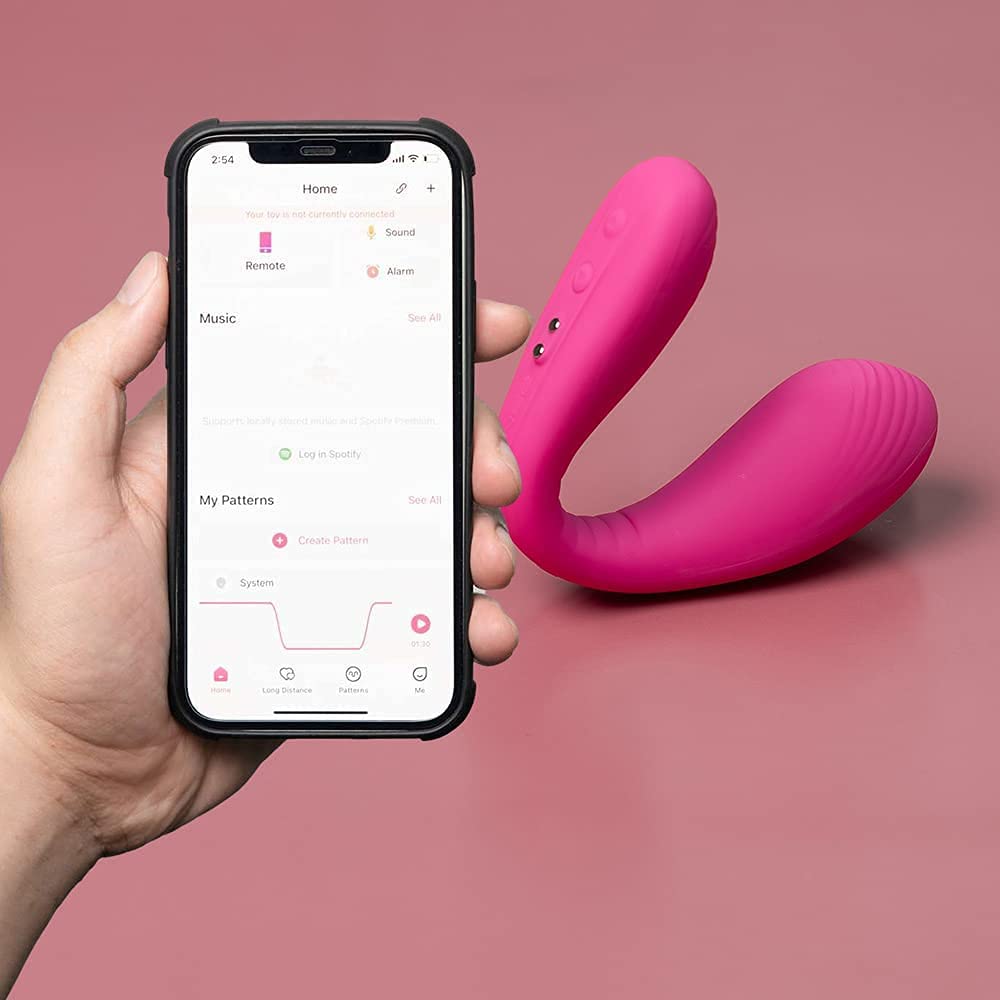 Lovense Dolce Silicone Bluetooth Couples Vibrator