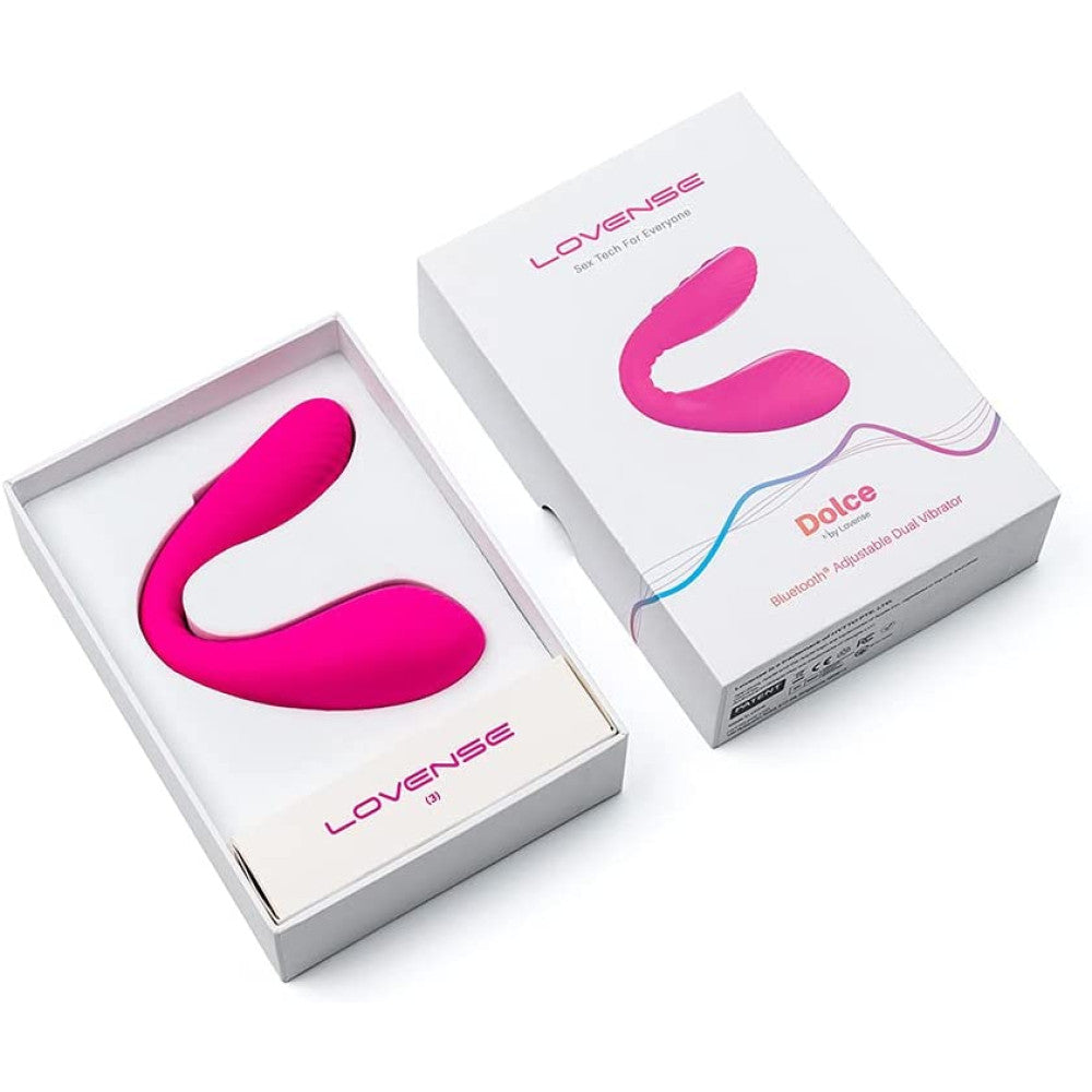 Lovense Dolce Silicone Bluetooth Couples Vibrator