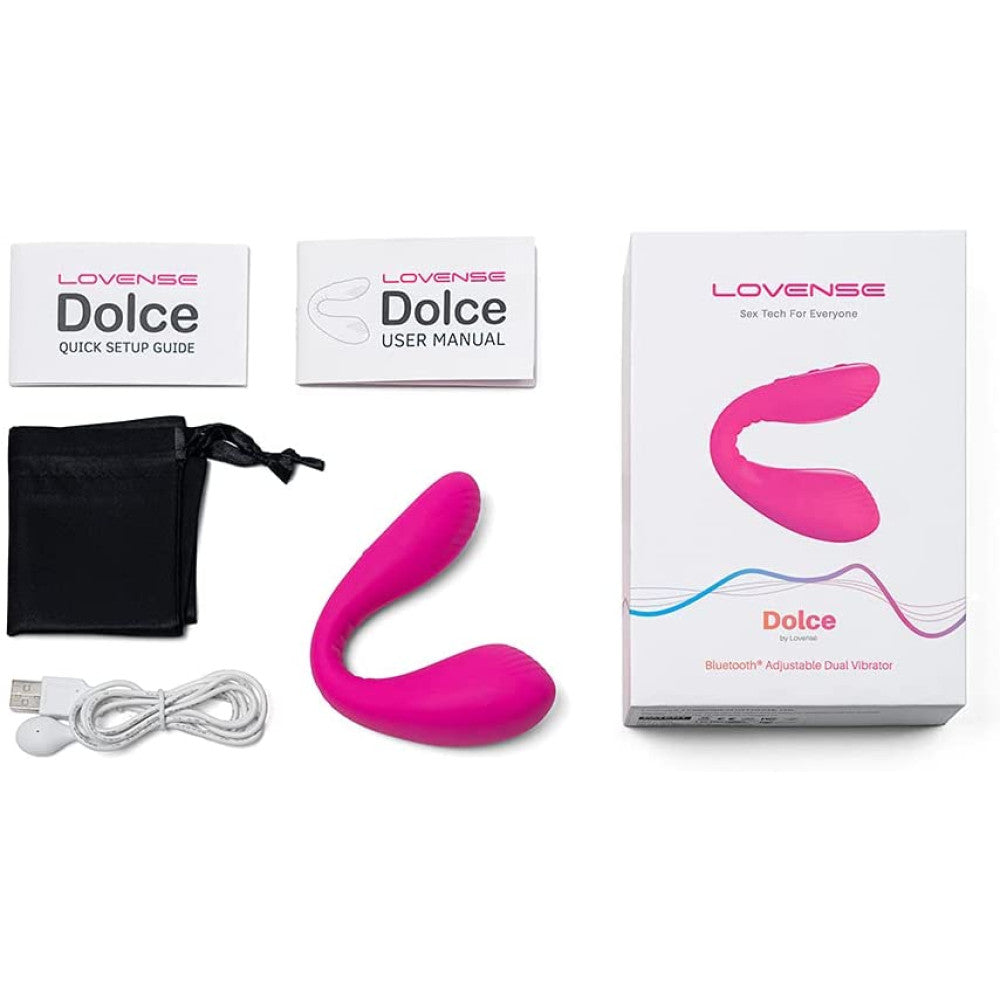 Lovense Dolce Silicone Bluetooth Couples Vibrator