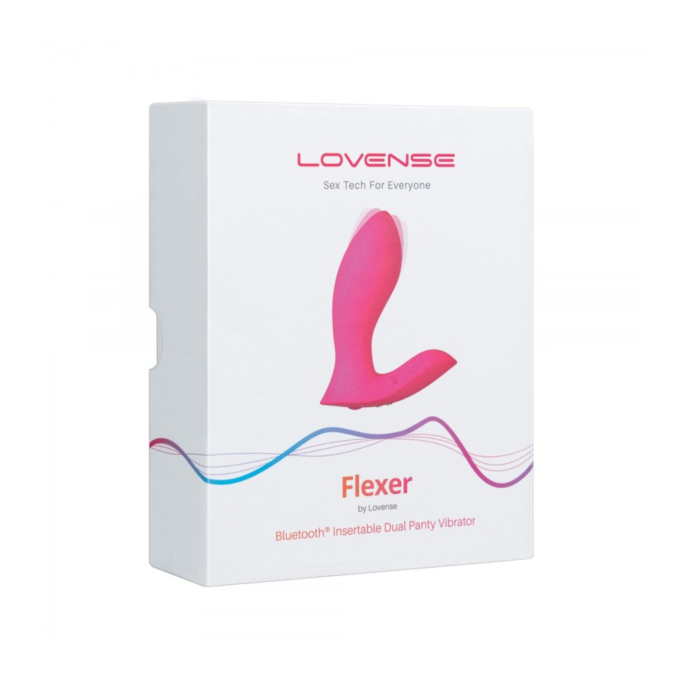 Lovense Flexer Luxury Wearable Stimulator with App Pink