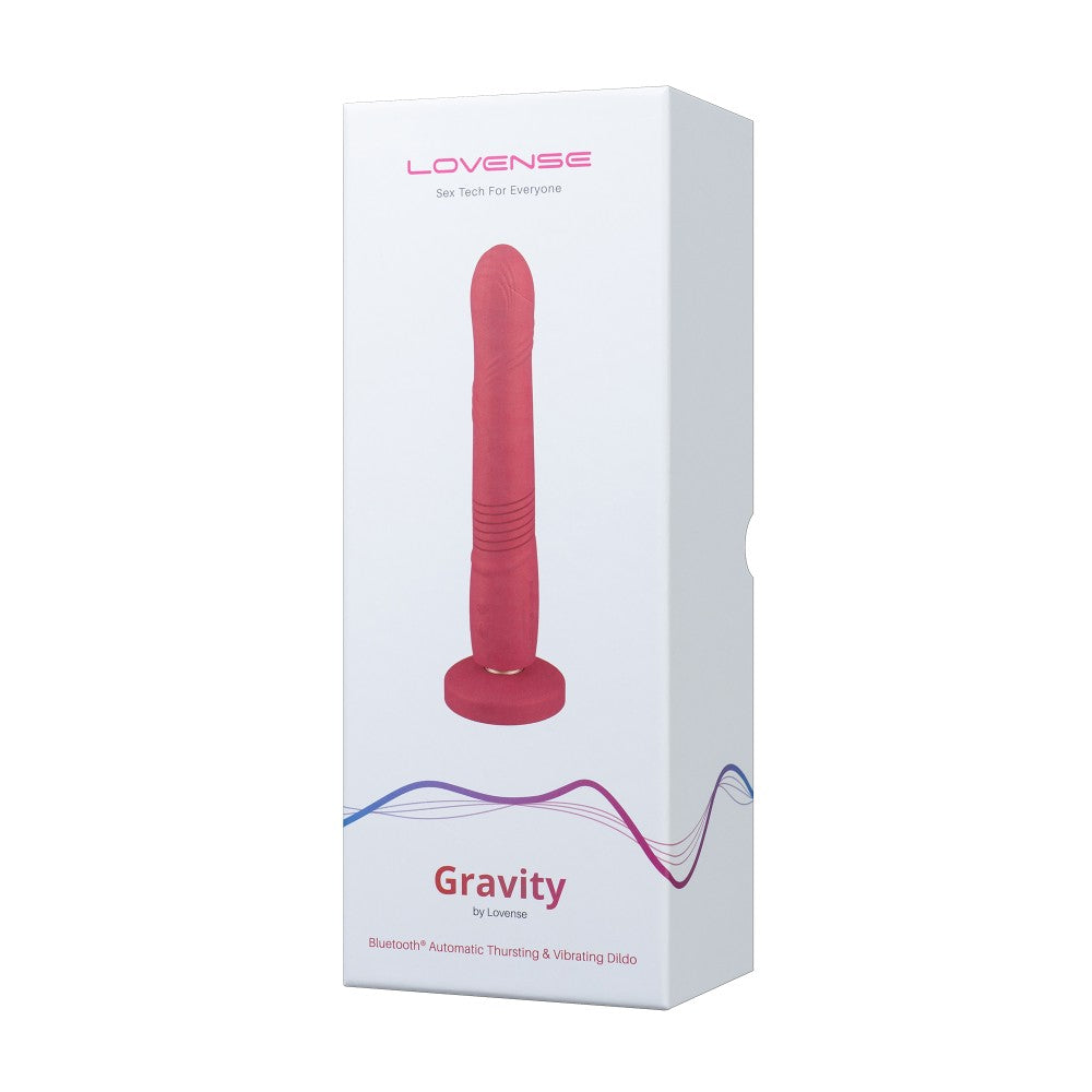 Lovense Gravity Automatic Thrusting Vibrating Dildo with App