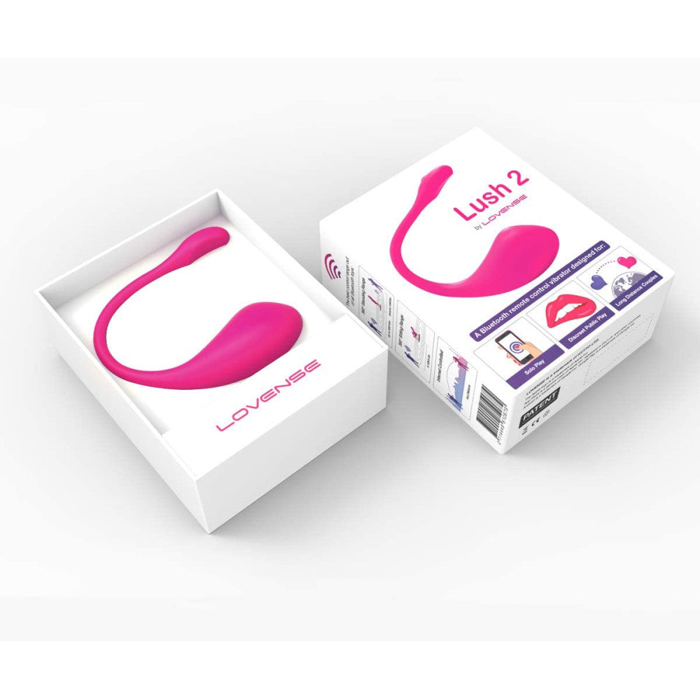 Lovense Lush 2 Bluetooth Vibrator Pink