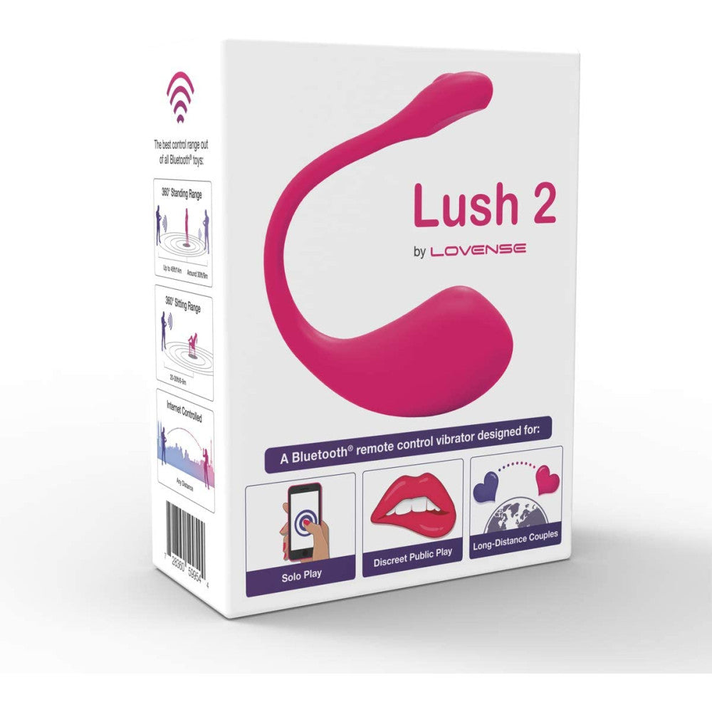 Lovense Lush 2 Bluetooth Vibrator Pink