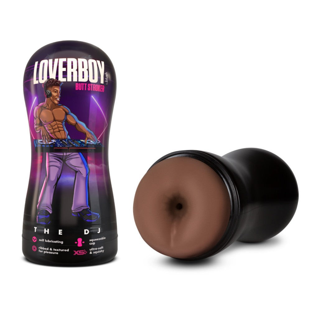 Loverboy The DJ Self Moistening Ass Masturbator Brown