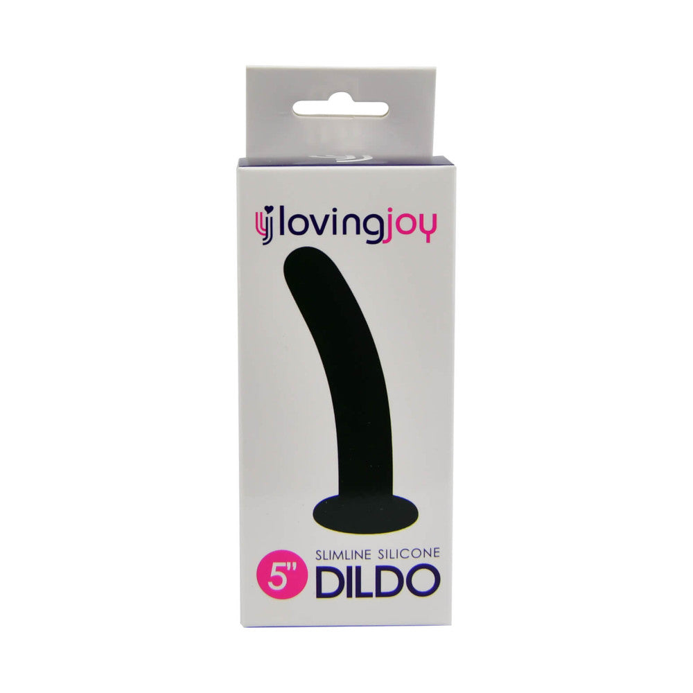 Loving Joy 5" Small Vacuum Base Silicone Dildo