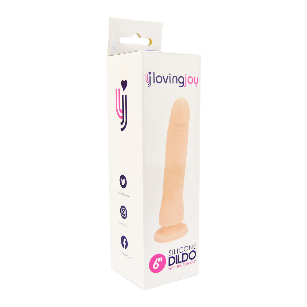 Loving Joy 6" Small Realistic Silicone Dildo