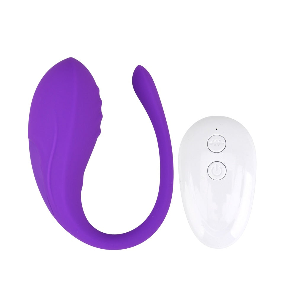 Loving Joy Silicone Vibro Egg with Remote Control Purple