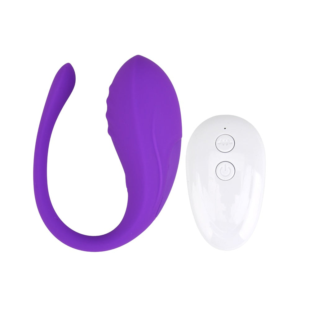 Loving Joy Silicone Vibro Egg with Remote Control Purple